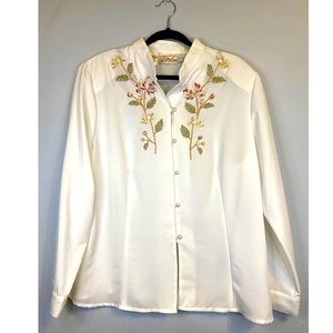 Kathy Che Floral Blouse, Size 18